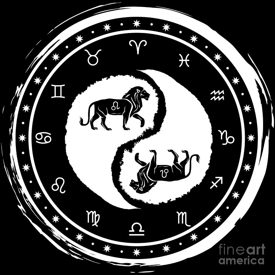 Leo Yin Yang Fifth Zodiac Sign by Studio Metzger