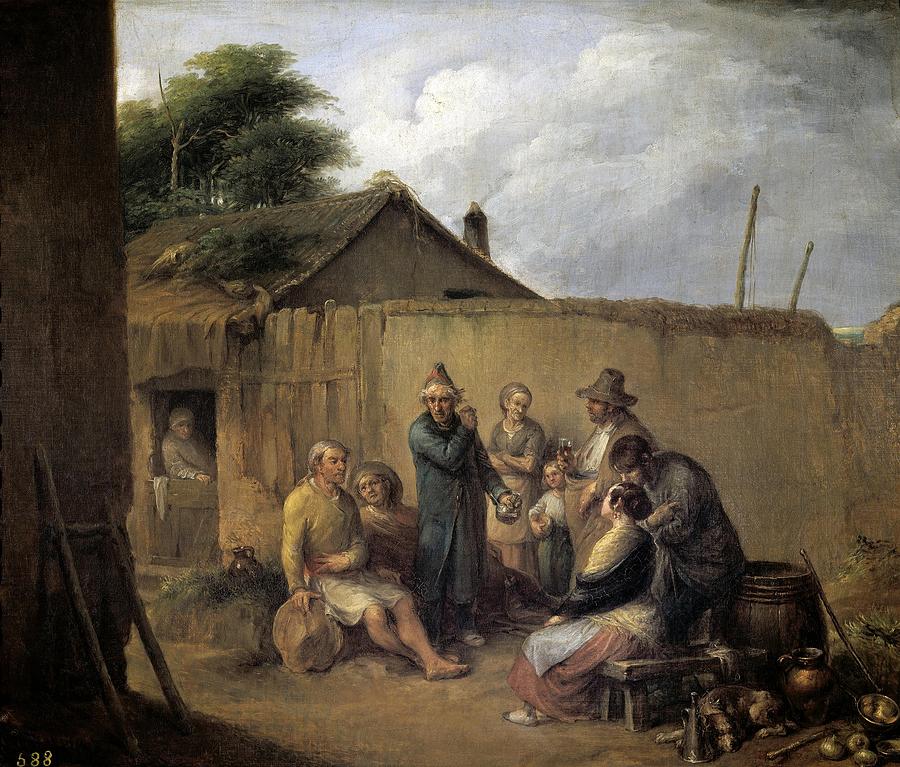 Leonardo Alenza y Nieto / A Veteran telling his Adventures, ca. 1843, Spanish School. Painting by Leonardo Alenza y Nieto -1807-1845- Leonardo Alenza y Nieto / A Veteran telling his Adventures, ca. 1843, Spanish School. Painting by Leonardo Alenza y Nieto -1807-1845-