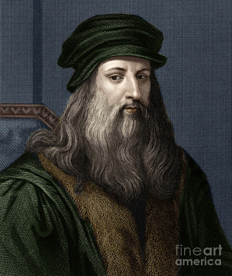 Leonardo Da Vinci Painting by European School