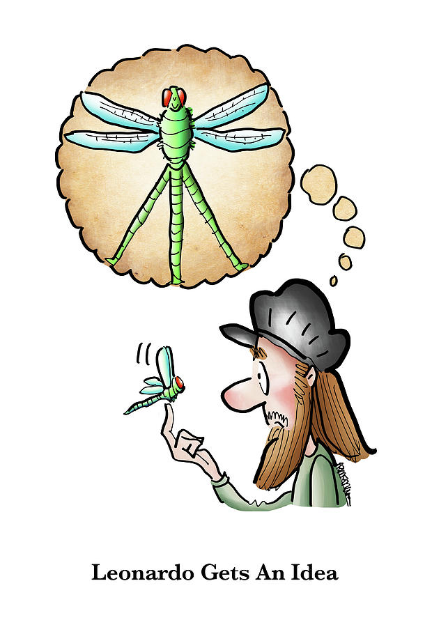 Leonardo Gets An Idea by Mark Armstrong Leonardo Gets An Idea by Mark Armstrong