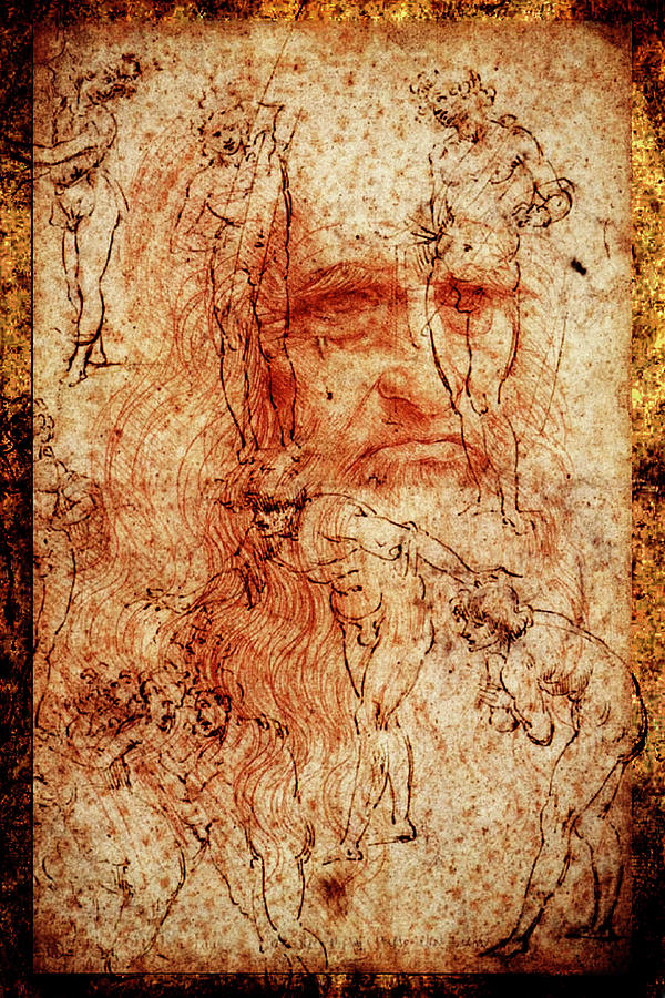 Leonardos Mind 1 Digital Art by John Vincent Palozzi