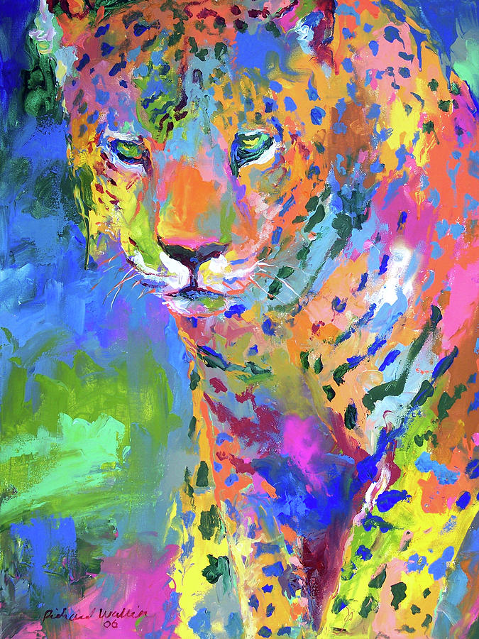 Leopard Painting - Leopard 2 by Richard Wallich