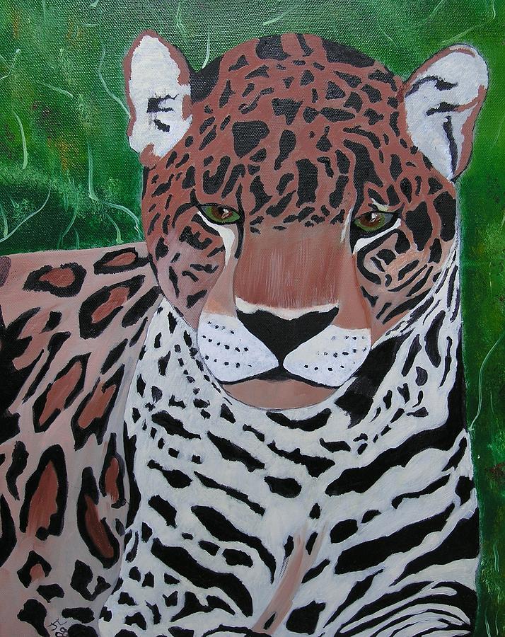 Leopard Painting by Jim Lesher