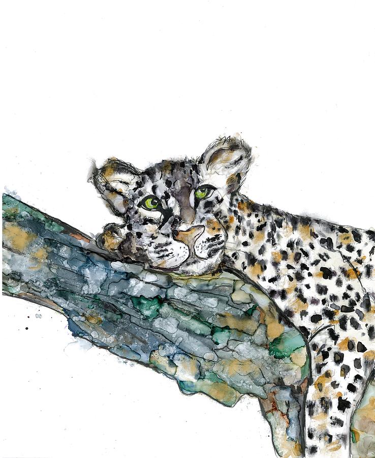 Leopard Painting by Peta Wakeham - Fine Art America