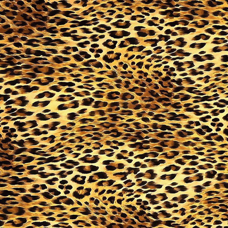 Abstract Painting - Leopard Skin Camouflage Pattern  by Taiche Acrylic Art