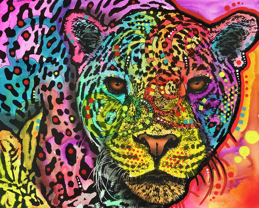 Animal Mixed Media - Leopard Spots by Dean Russo- Exclusive
