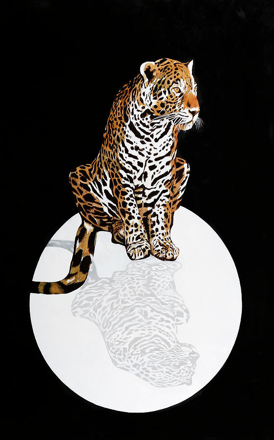 Leopard Painting - Leopardo Da Vinci by Guido Borelli