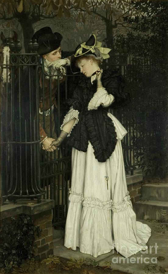 Les Adieux, 1871 by Tissot Painting by James Jacques Joseph Tissot