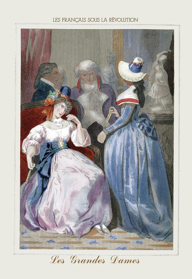 Paris Painting - Les Grandes Dames by M.L. Massard