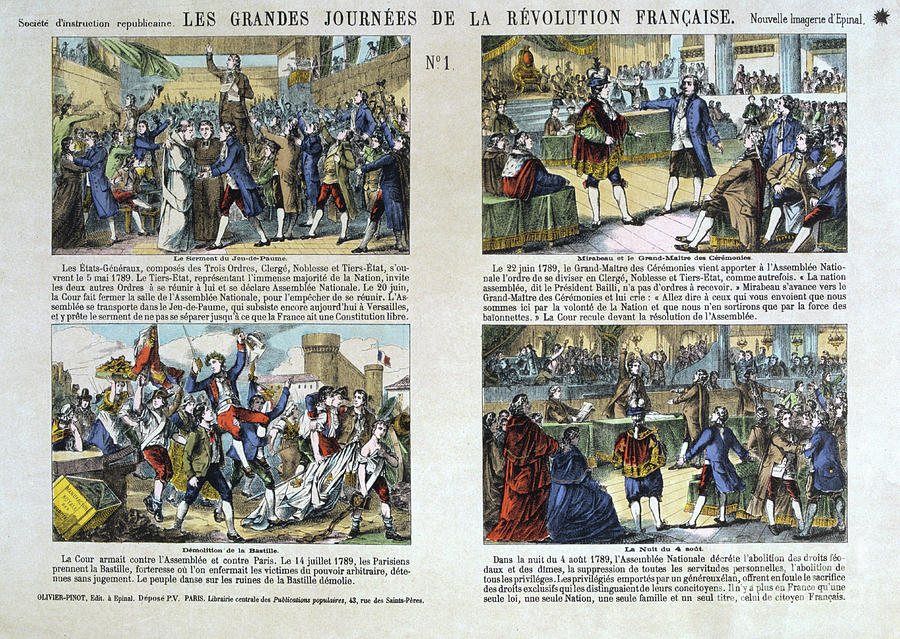 Les Grandes Journees De La Revolution Drawing by Print Collector