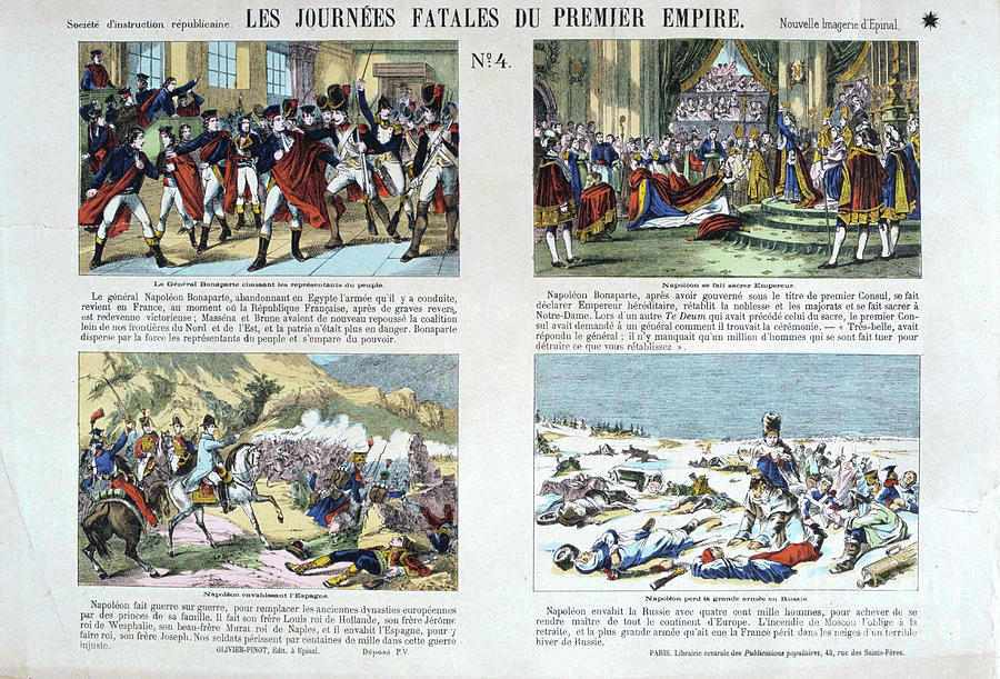 Les Journee Fatales Du Premier Empire Drawing by Print Collector