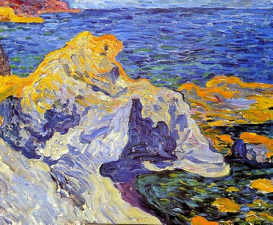 Les Rochers Painting by Louis Valtat - Fine Art America