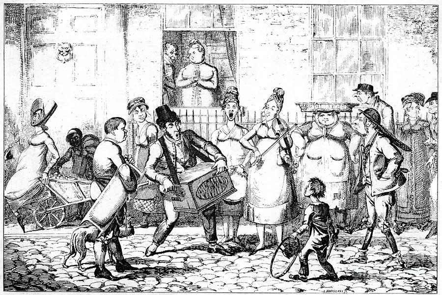 Les Savoyards, 1818.artist George Drawing by Print Collector
