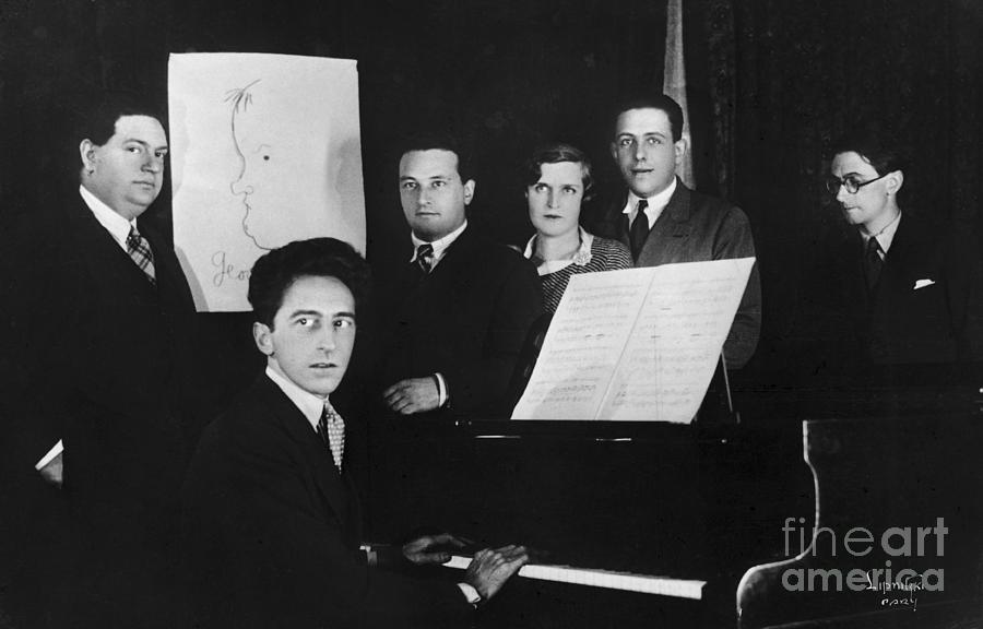 Les Six Composers With Jean Cocteau Photograph by Bettmann