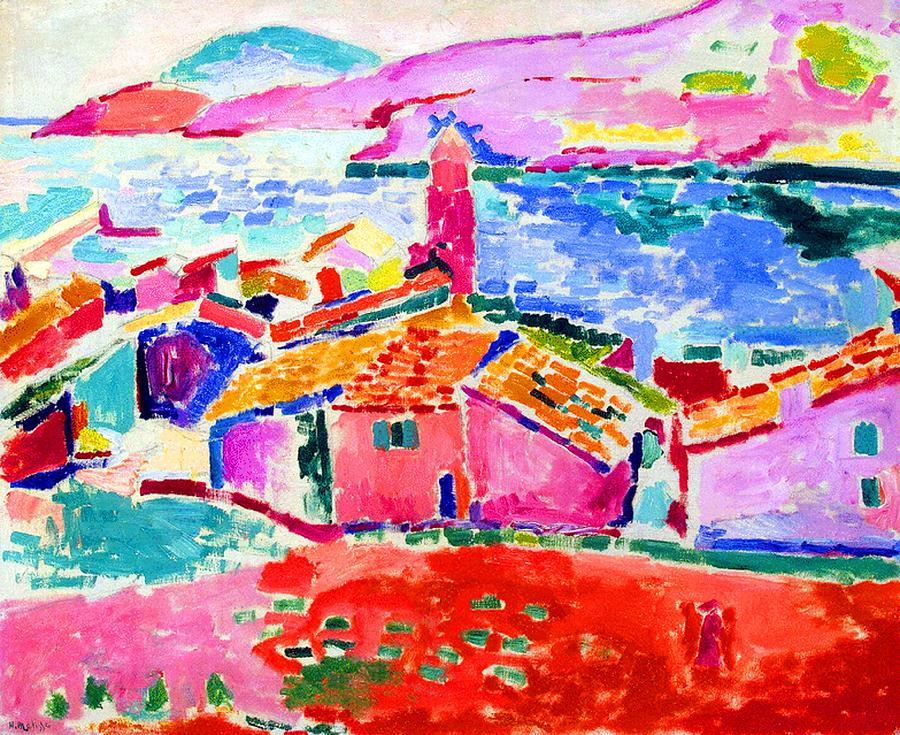 Henri Matisse Painting - Henri Matisse - Les toits de Collioure by Jon Baran