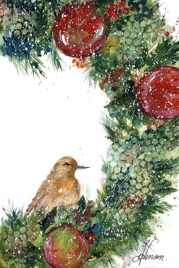 Let it Snow Painting by Susan Blackaller-Johnson