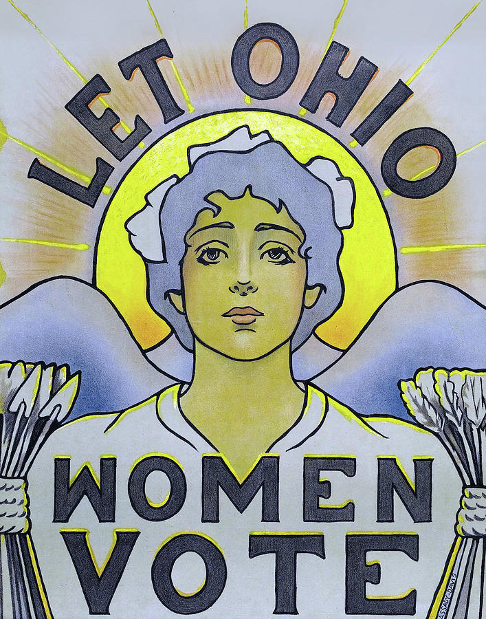 Let Ohio Women Vote Painting by Unknown