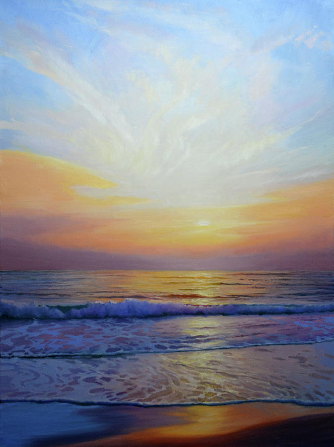 Let the Heavens Rejoice and the Sea Resound Painting by Armand Cabrera