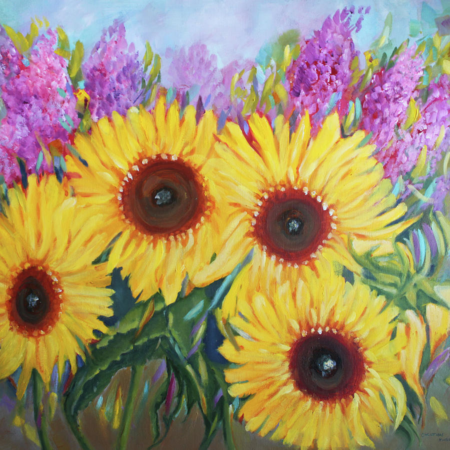 Let the Sunshine In Painting by Christiane Kingsley