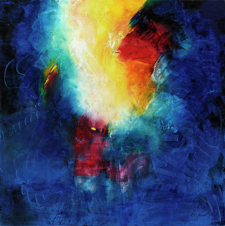 Abstract Painting - Let There Be Love by Aleta Pippin