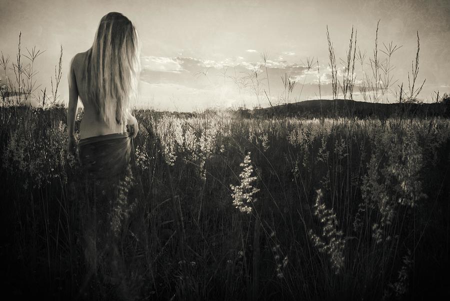 Model Photograph - ..let Your Fingertips Rest At Her Command... by Charlaine Gerber Model Photograph - ..let Your Fingertips Rest At Her Command... by Charlaine Gerber