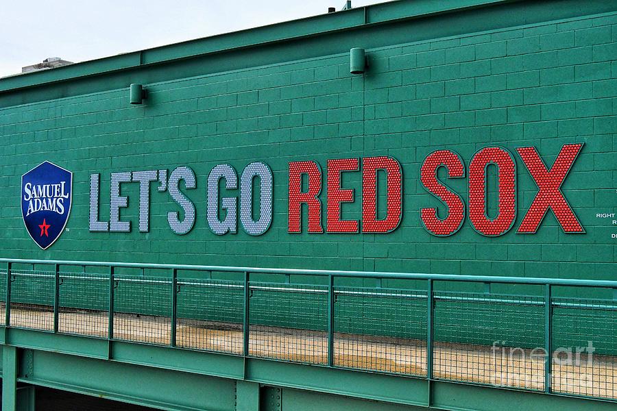 Boston Photograph - Lets Go Red Sox by SoxyGal Photography