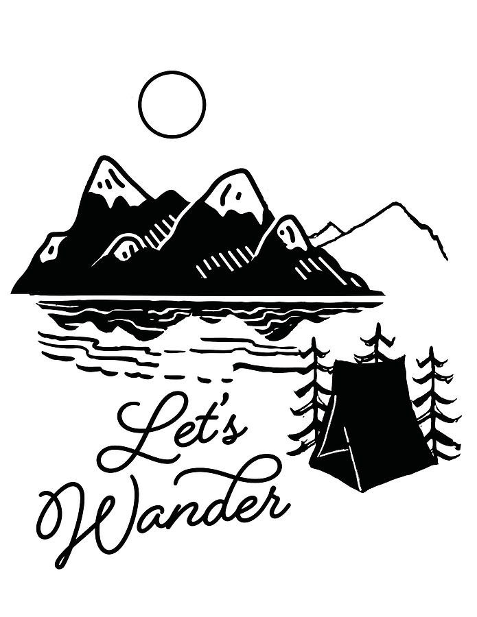 Lets Wander Drawing by Unknown