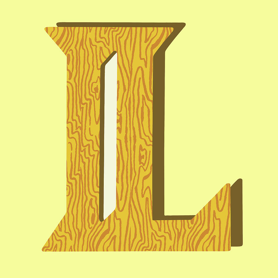 Letter L Drawing by CSA Images Fine Art America
