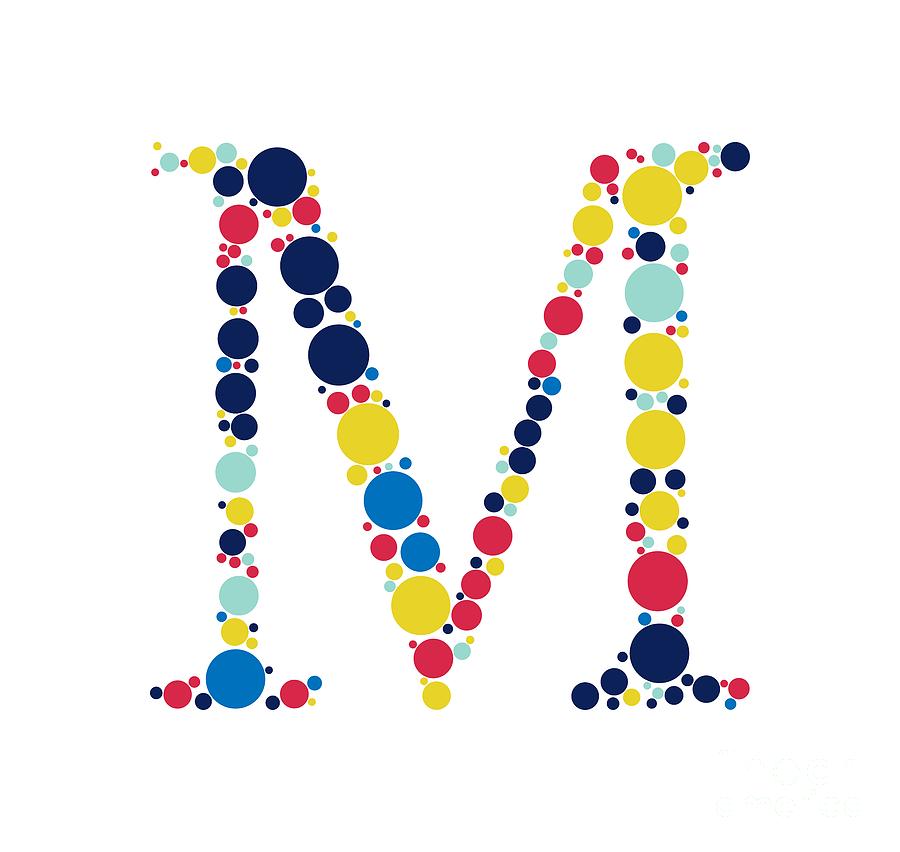 Letter M Uppercase Photograph by Len Tauro