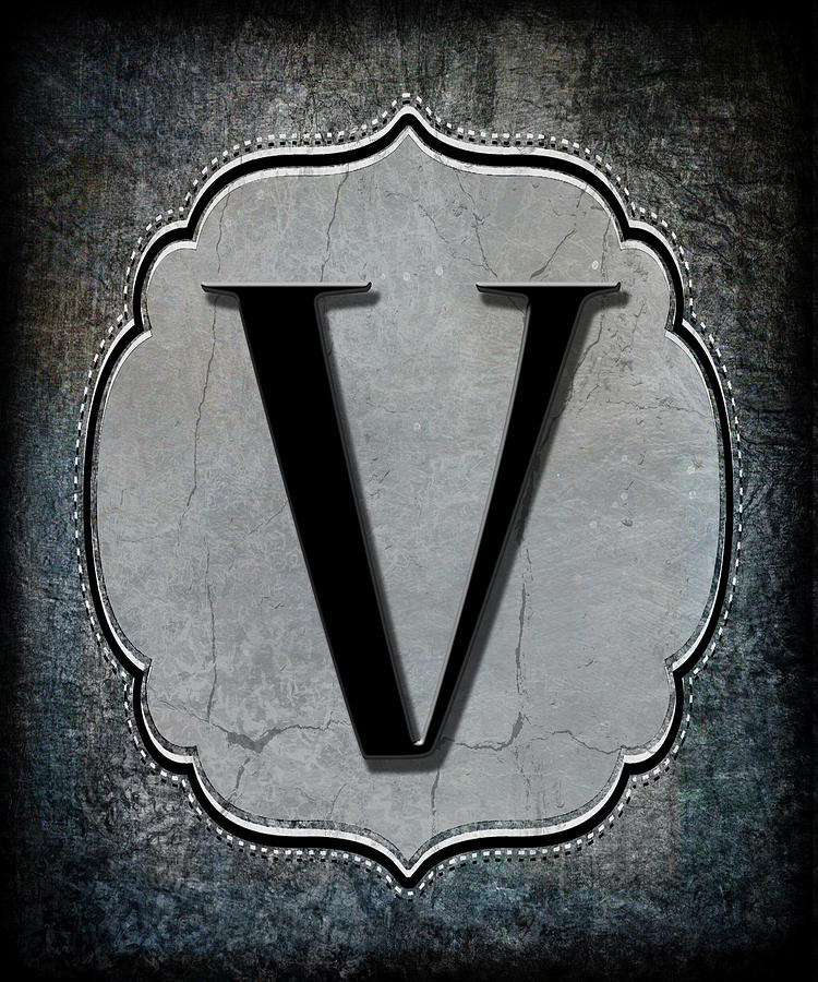 Alphabet Mixed Media - Letter V by Lightboxjournal Alphabet Mixed Media - Letter V by Lightboxjournal