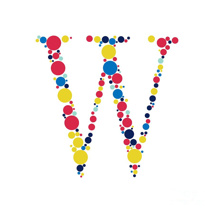 Letter W Uppercase Photograph by Len Tauro