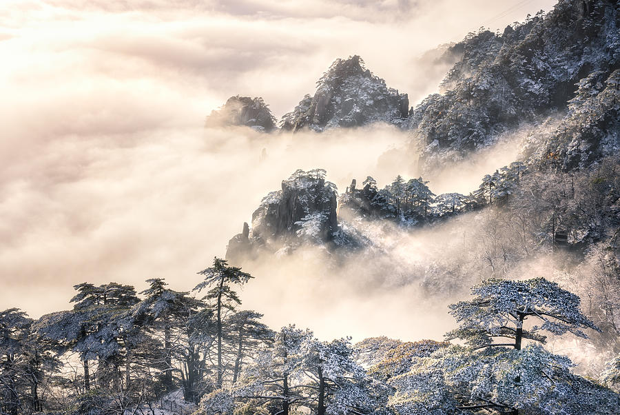 Level Of Mount Huang Photograph by Yuan Cui