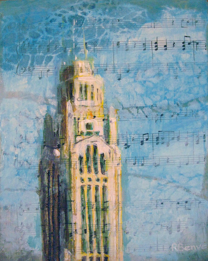 LeVeque Tower Painting by Robie Benve