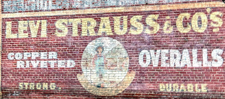 Levi Strauss Ghost Sign Photograph by Jerry Sodorff