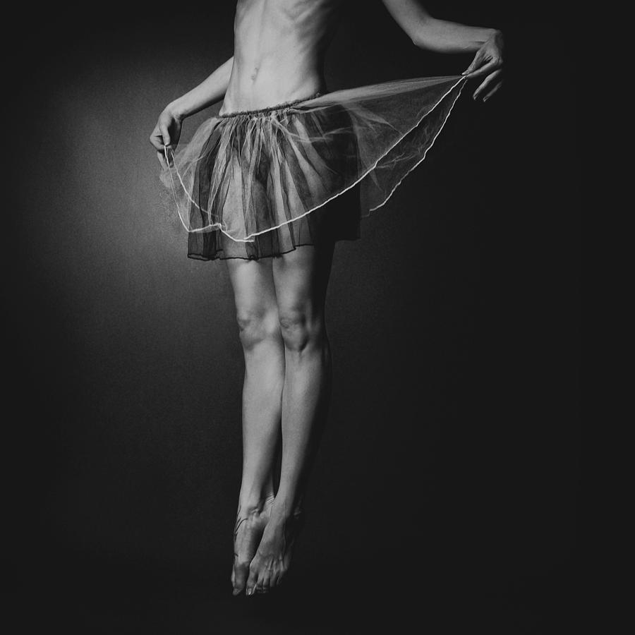 Black And White Photograph - Levitation by Balzs Bokor