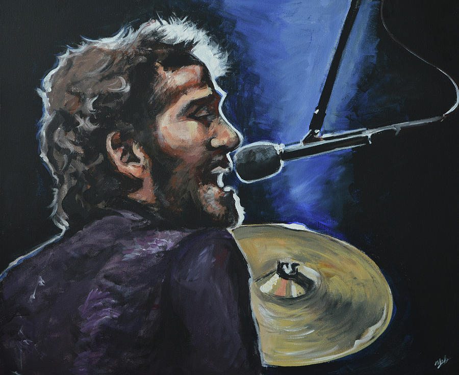 Levon Helm Painting by Melissa O Brien
