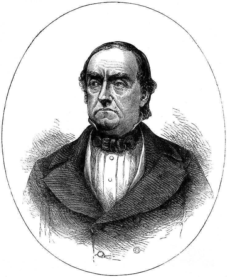 Lewis Cass, American Soldier, Statesman Drawing by Print Collector