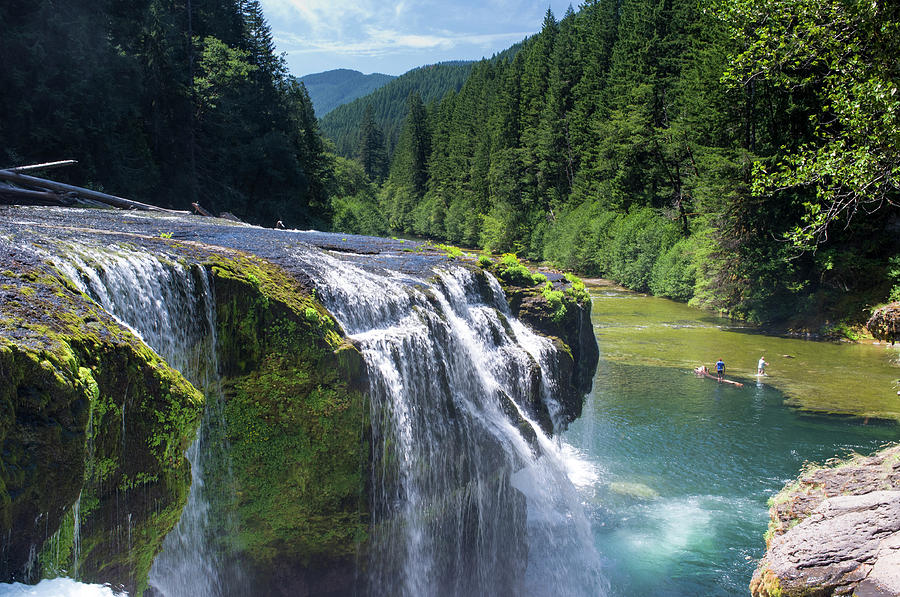 Lewis River below Lower Falls Photograph by David L Moore - Fine Art ...