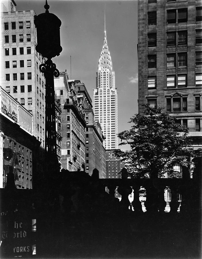 Lexington Avenue And 42nd Street With Photograph by The New York Historical Society
