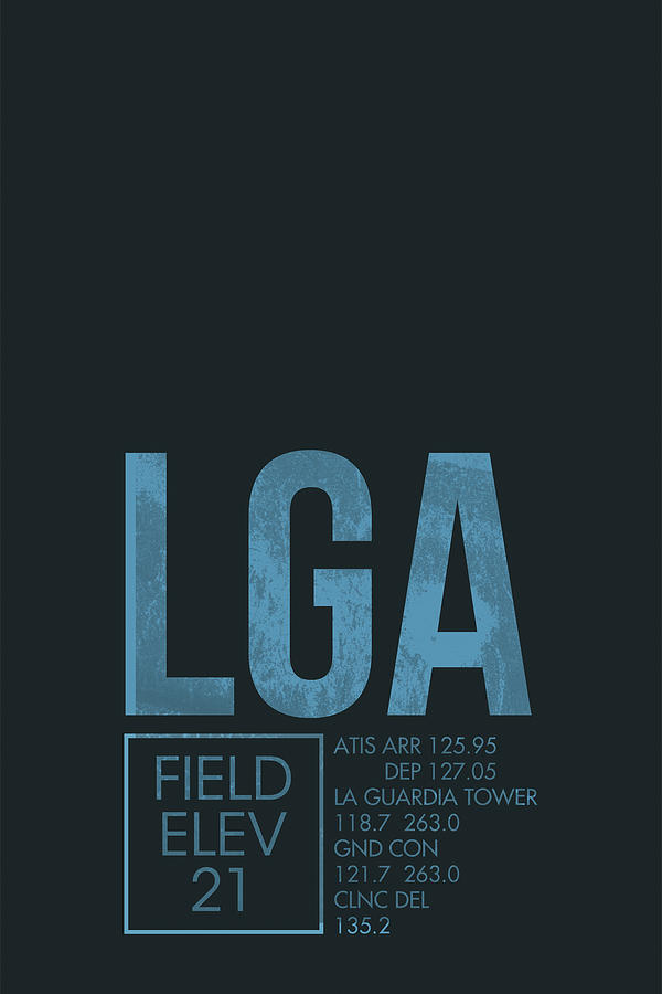 Typography Digital Art - Lga Atc by O8 Left