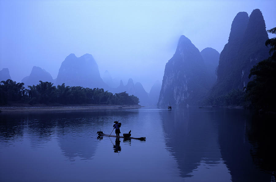 Li River Morning Fishing Photograph by Jameslee999