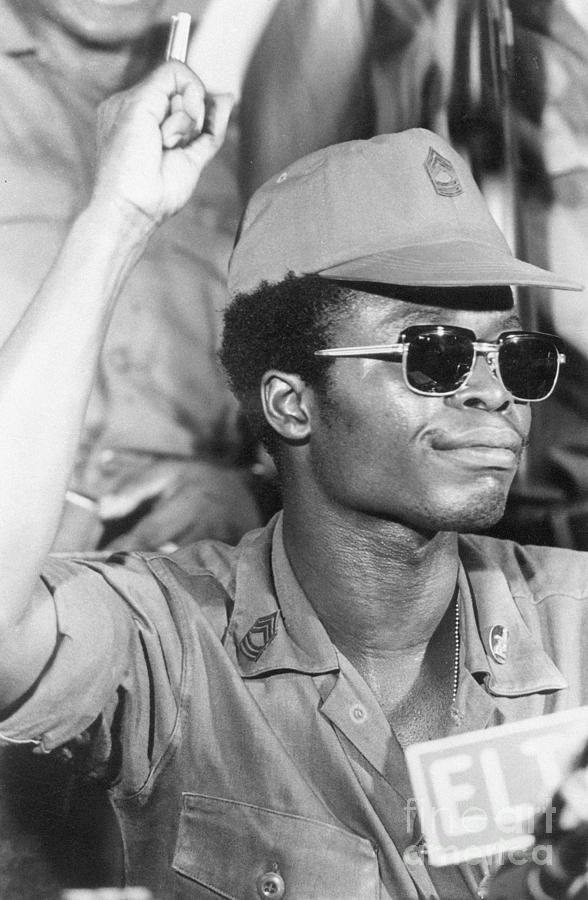 Liberian Coup Leader Samuel Doe Photograph by Bettmann