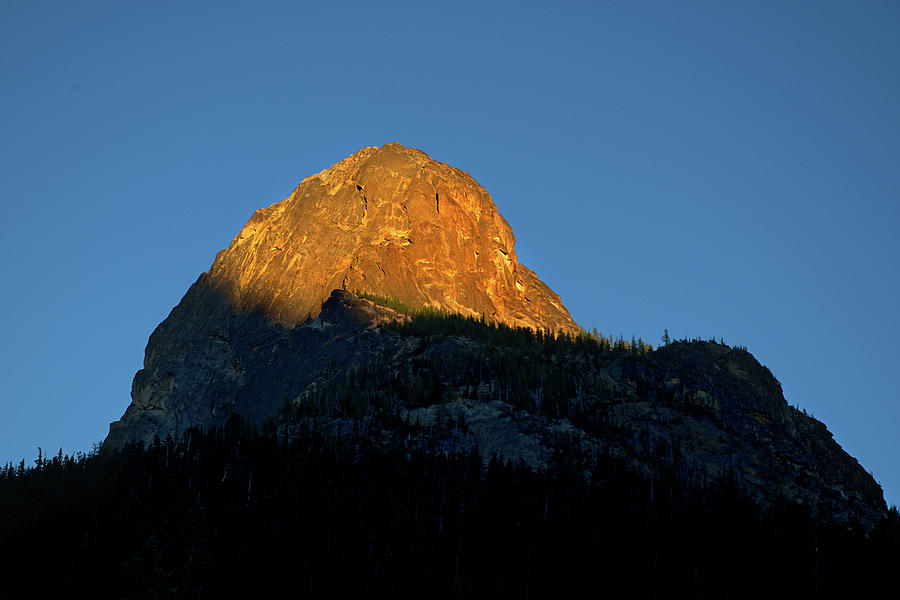 Liberty Bell Last Light Northwest Face Photograph by Scenic Edge Photography