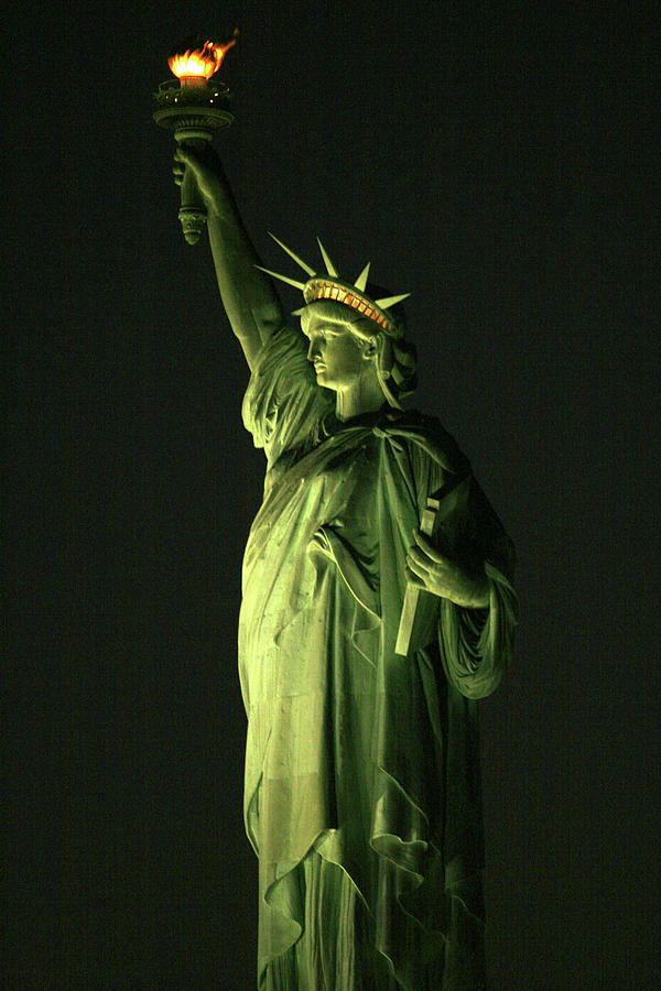 Statue Of Liberty Photograph - Liberty Vertical by Robert Goldwitz