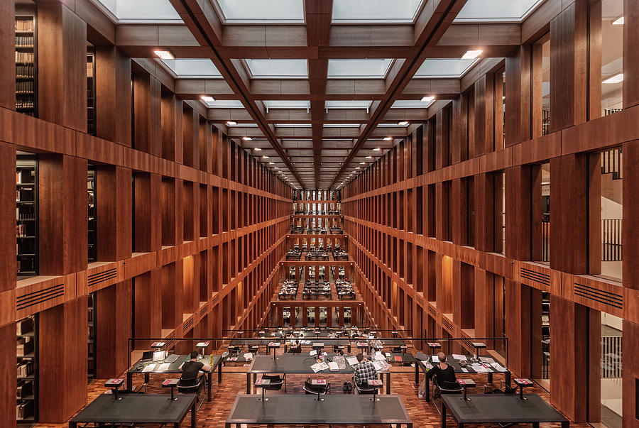 Library Photograph - Library In Berlin. by Massimo Cuomo
