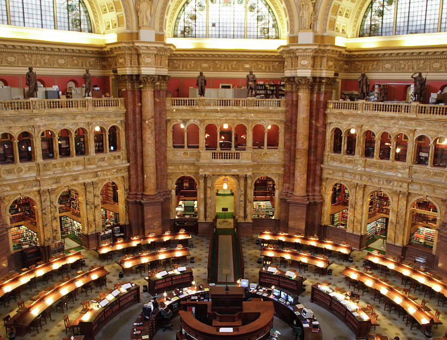 Library Of Congress Main Reading Room By Ryan Mcginnis