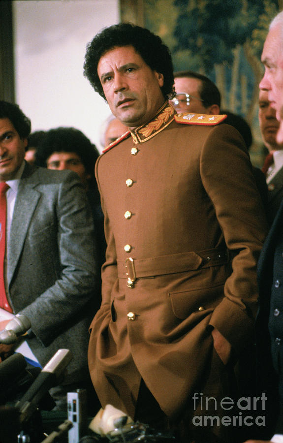 Libyan Leader Muammar Al-khadafy Photograph by Bettmann