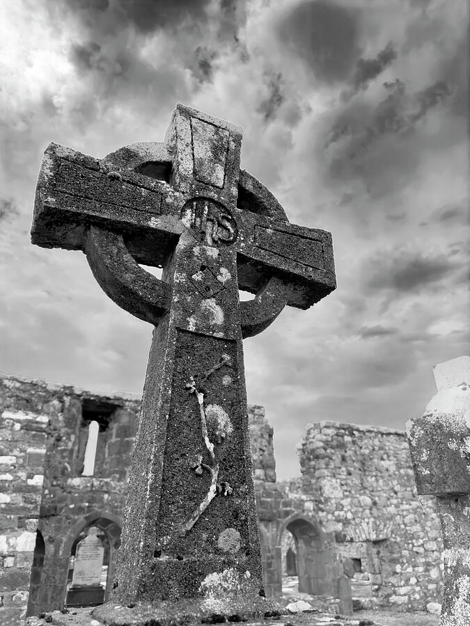 Lichen Covers Ancient Celtic Cross Photograph by Betty Sederquist Lichen Covers Ancient Celtic Cross Photograph by Betty Sederquist