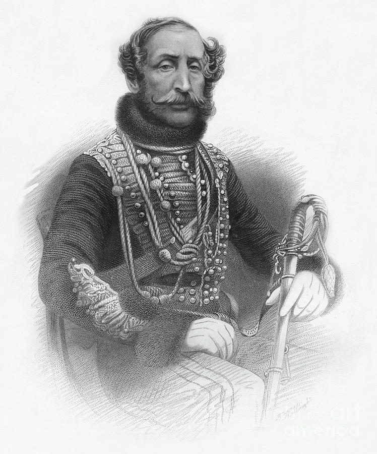 Lieut. Gen.the Earl Of Cardigan, 1859 Drawing by Print Collector