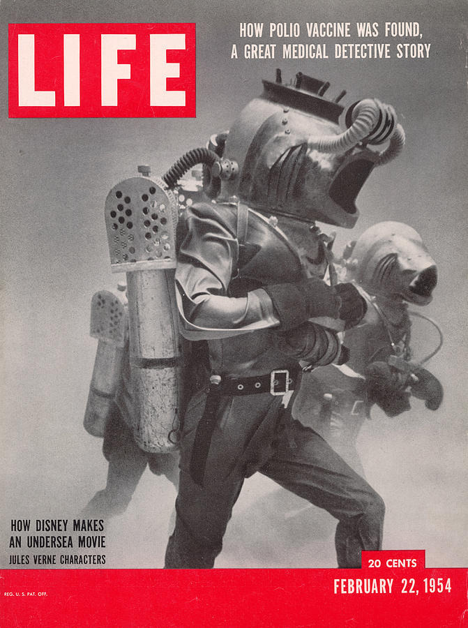 Life Cover 02-22-1954 Underwater Shot Photograph by Peter Stackpole Life Cover 02-22-1954 Underwater Shot Photograph by Peter Stackpole